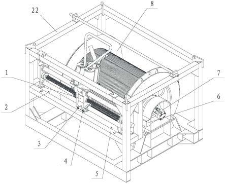 用于大深度ROV收放系统的全自动绞车