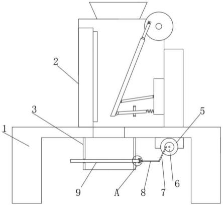 一种镜铁矿厂采矿用颚式破碎机的制作方法