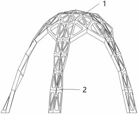 一种装配式仿生壳体建筑结构