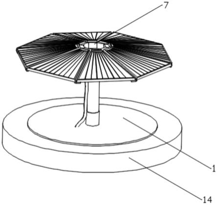 一种伞形太阳能喷泉的制作方法