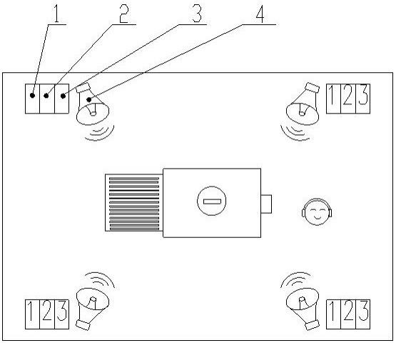 空压机房主动抑制降噪扬声器组的制作方法