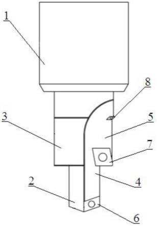 一种加工盾构机主轴承碟簧孔的一体式复合钻的制作方法