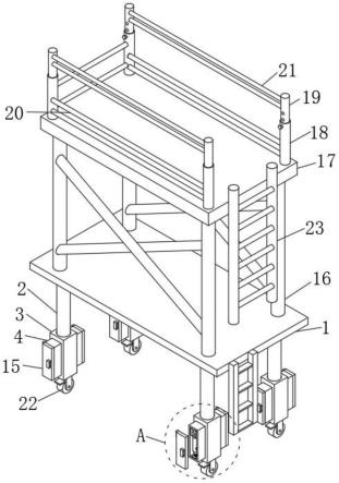 一种绿色建筑施工用外墙脚手架的制作方法