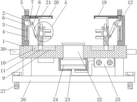 用于螺纹法兰内螺纹孔加工的机床夹具的制作方法