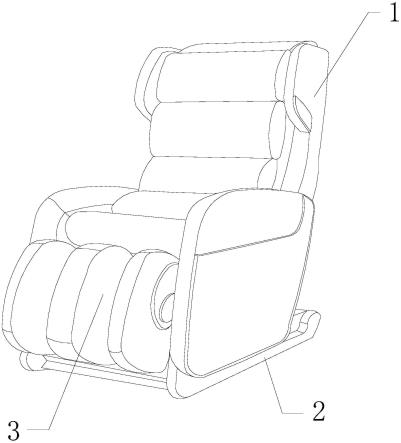 一種帶雙軌道雙連桿的按摩椅的製作方法