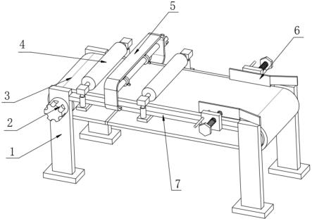 一种纸箱生产线用糊盒精准的纸箱压痕装置的制作方法