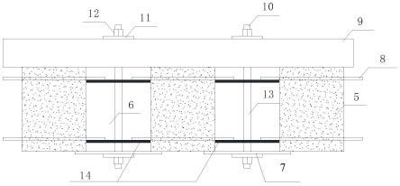 一种超高空心薄壁墩大断面横隔板及施工方法与流程