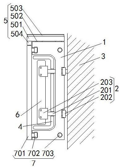 一种房屋采暖建设用采暖器的安装结构的制作方法