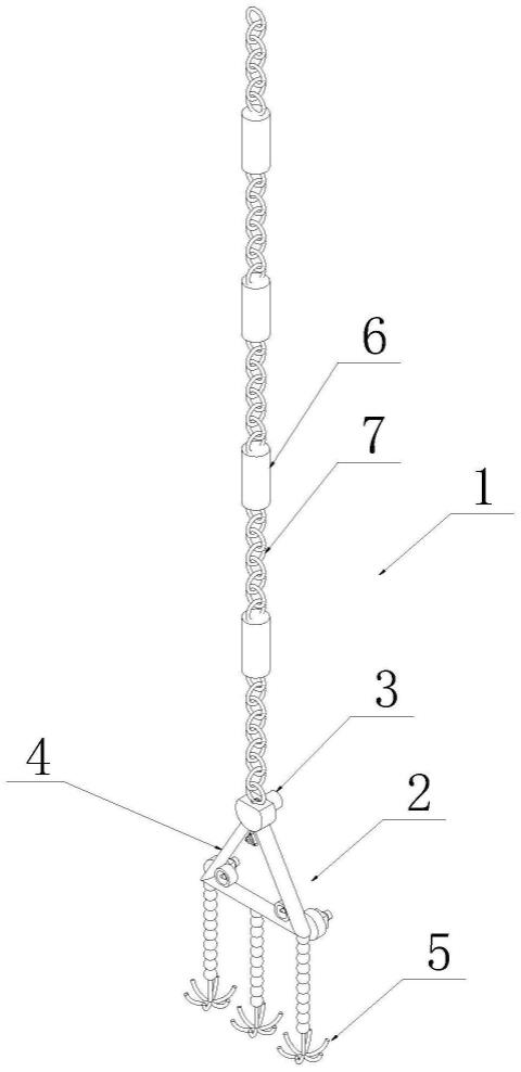 一种新型水域救援打捞排钩的制作方法