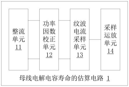 一种母线电解电容寿命的估算电路的制作方法