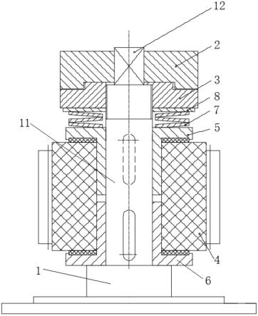 一种电动螺旋压力机用电动机上小齿轮防松主轴结构的制作方法