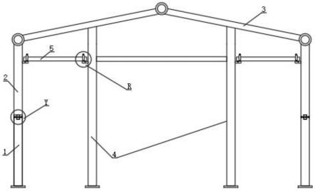 一种防变形的篷房支撑用装置的制作方法