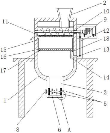 一种便于取料的桥梁施工用多级筛沙装置的制作方法