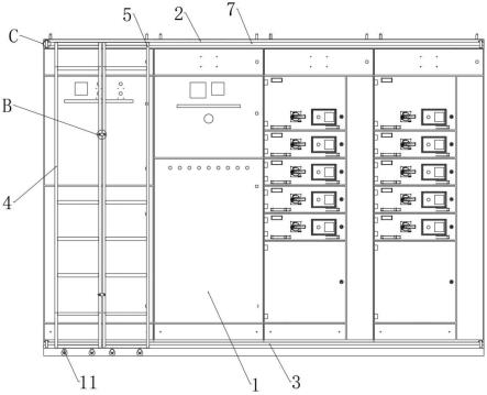 一种具有固定分隔功能的GDF固定分隔柜的制作方法