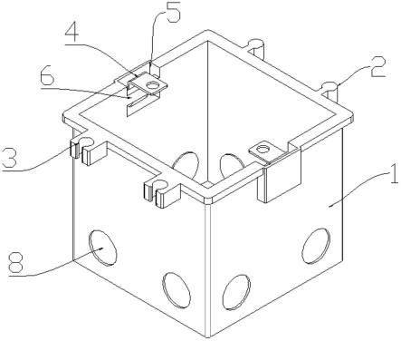 一种可串联拆装式一体成型开关盒的制作方法