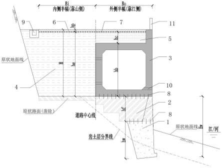 道路路基箱式支挡及路基路面整套结构与设计及施工方法与流程