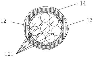 一种导电阻燃耐弯折一体复合纱线及其制备方法与流程