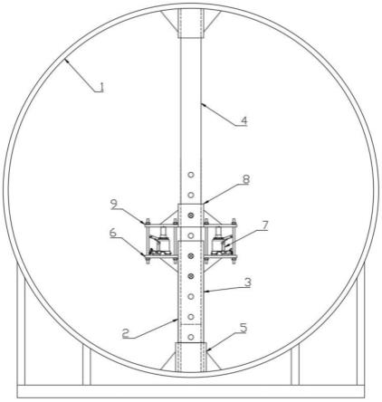 一种大型压力容器防变形热处理支撑的制作方法