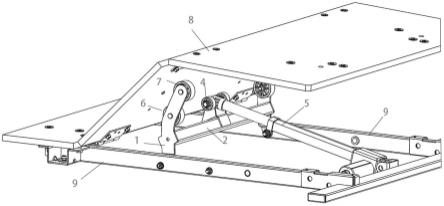一种床板支撑结构及电动床的制作方法