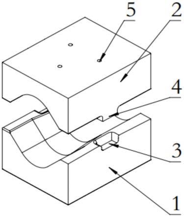 航空发动机用钛合金连杆体积成型专用模具的制作方法