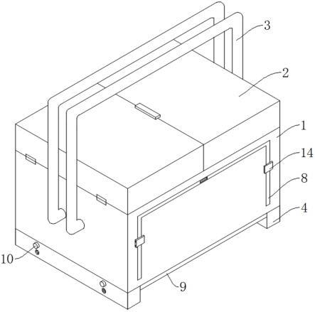 一种建筑工程管理用便携式测量工具箱的制作方法