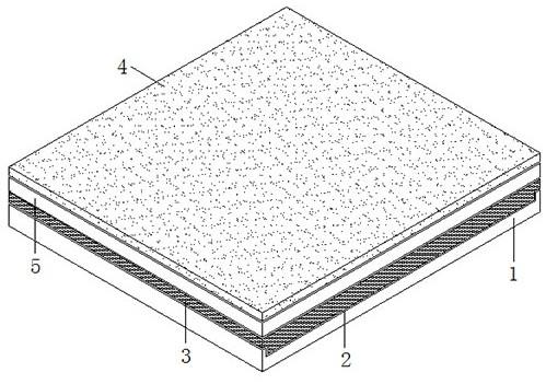 一种仿磁砖UV高光镜面模压生物质地板的制作方法