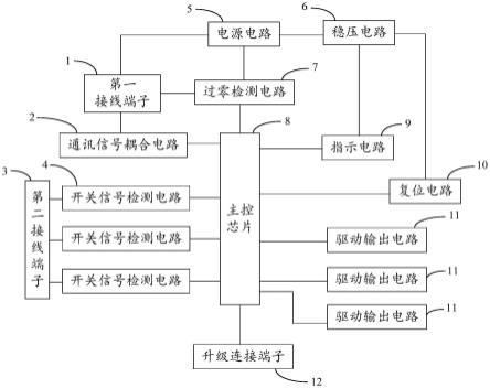 一种智能开关控制器的控制电路的制作方法