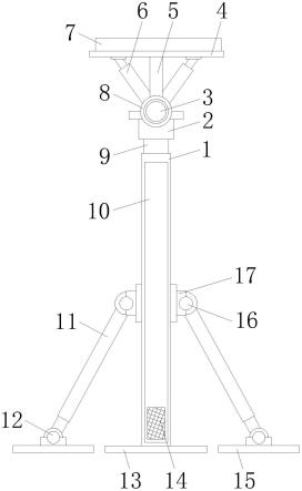 一种隧道工程钢拱架定位辅助装置的制作方法