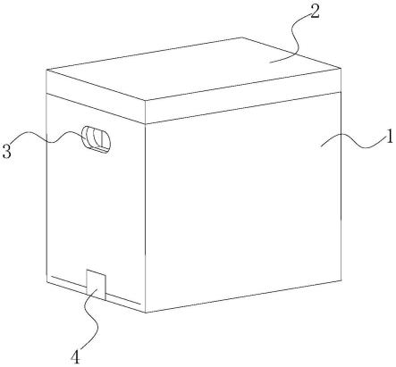一种办公文件放置纸盒的制作方法