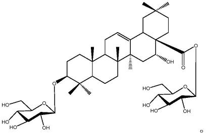 一种从救必应中分离墨旱莲皂苷I的方法