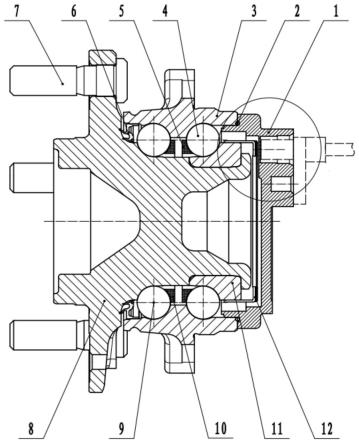 一种封闭式非驱动轮毂轴承结构的制作方法