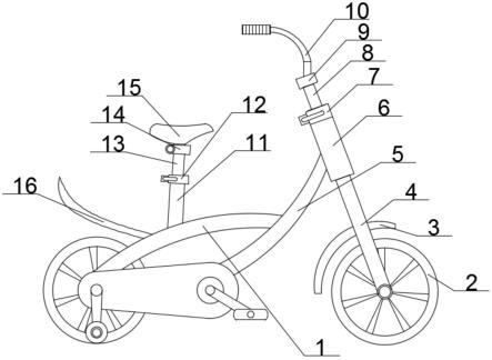 可以灵活调节的儿童自行车的制作方法