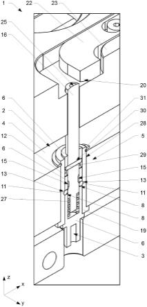 具有阀销和致动组件的注塑模具的制作方法