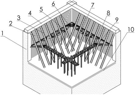 一种可回收先撑后挖基坑围护体系的制作方法