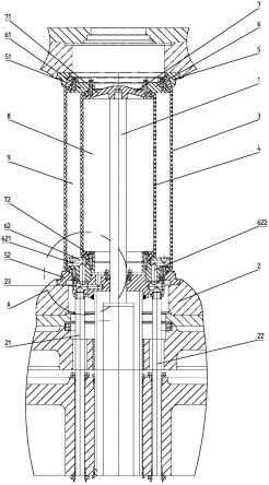 节能型轮胎定型硫化机中心机构的制作方法