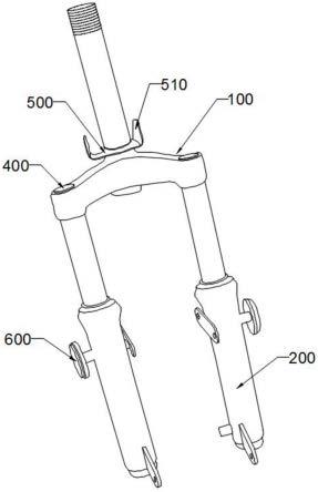 电动车前叉内部结构图图片