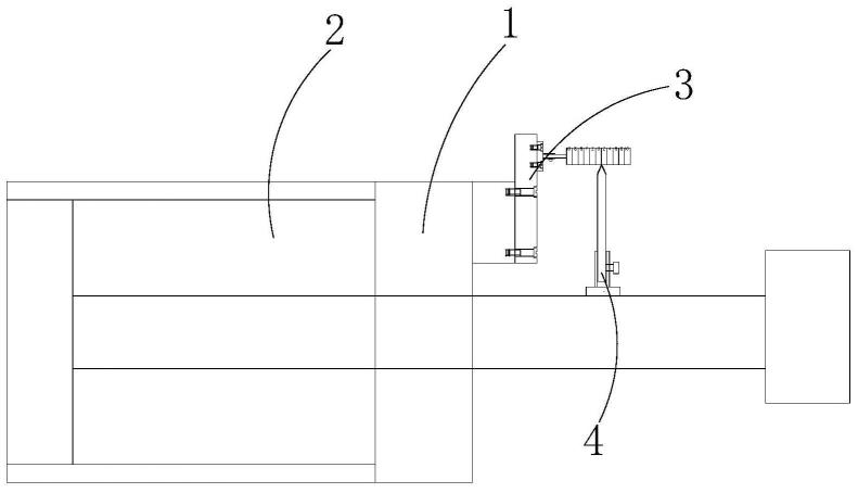 一种水轮发电机组接力器压紧行程测量装置的制作方法