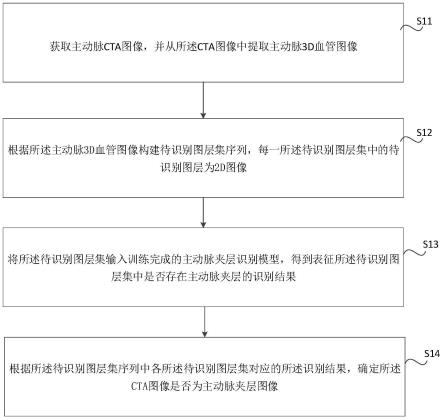 识别主动脉夹层图像的方法、装置、存储介质及电子设备与流程