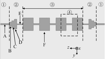 一种人工表面等离子体激元与微带线的转换结构和方法与流程