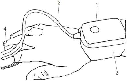 便携式连续监测血氧装置的制作方法