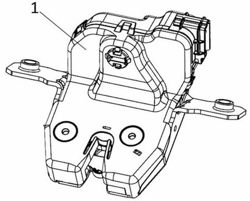汽车后备箱锁结构图图片