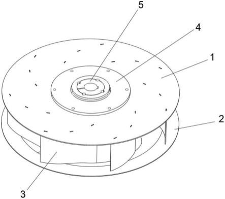 一种高效无蜗壳风机叶轮的制作方法