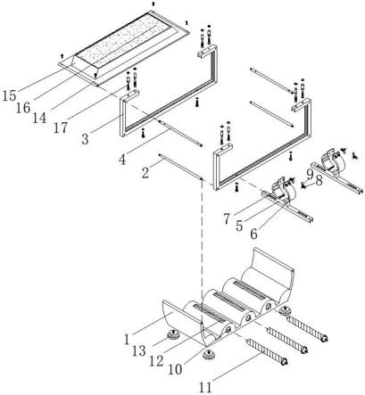 一种暖通管固定用建筑悬挂支架的制作方法