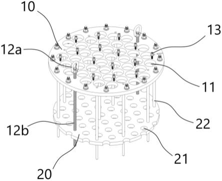 一种内分选旋流器单体固定结构的制作方法
