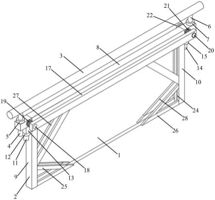 组合式倒U型钢化玻璃栏杆扶手的制作方法