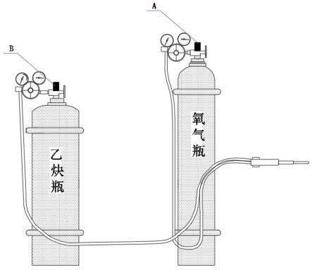 乙炔瓶部件构造图图片