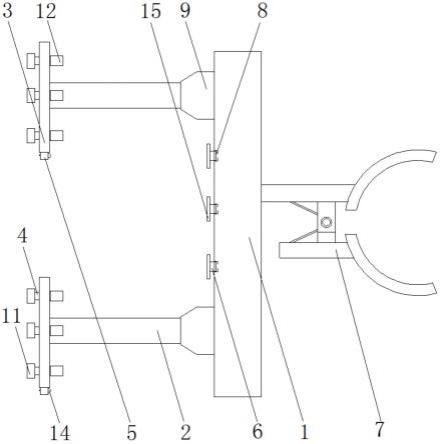 一种可调式传感器固定器