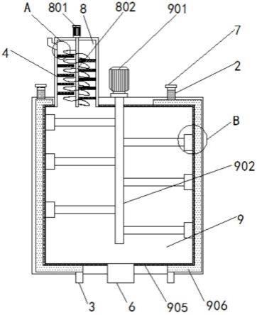 一种防凝固的建筑施工用砂浆混合装置的制作方法