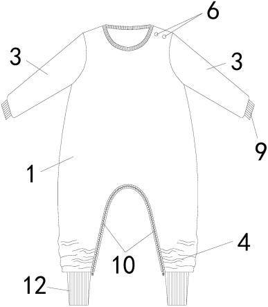 一种婴儿连体衣