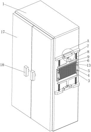 一种电力通信用防尘电力柜的制作方法
